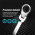 1PC Metric Flex-Head Ratcheting Combination Wrench 72 Teeth 12 Point Dual-purpose Rachet Wrench Ended Spanner Hand Tools