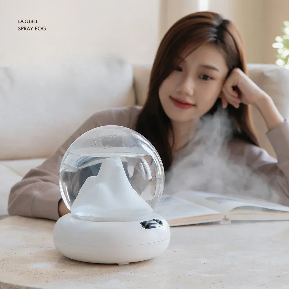 Mijia Large Capacity Electric Double Spray Humidifier USB Aromatherapy Essential Oil Diffuser Ultrasonic Aroma Air Humidifiers