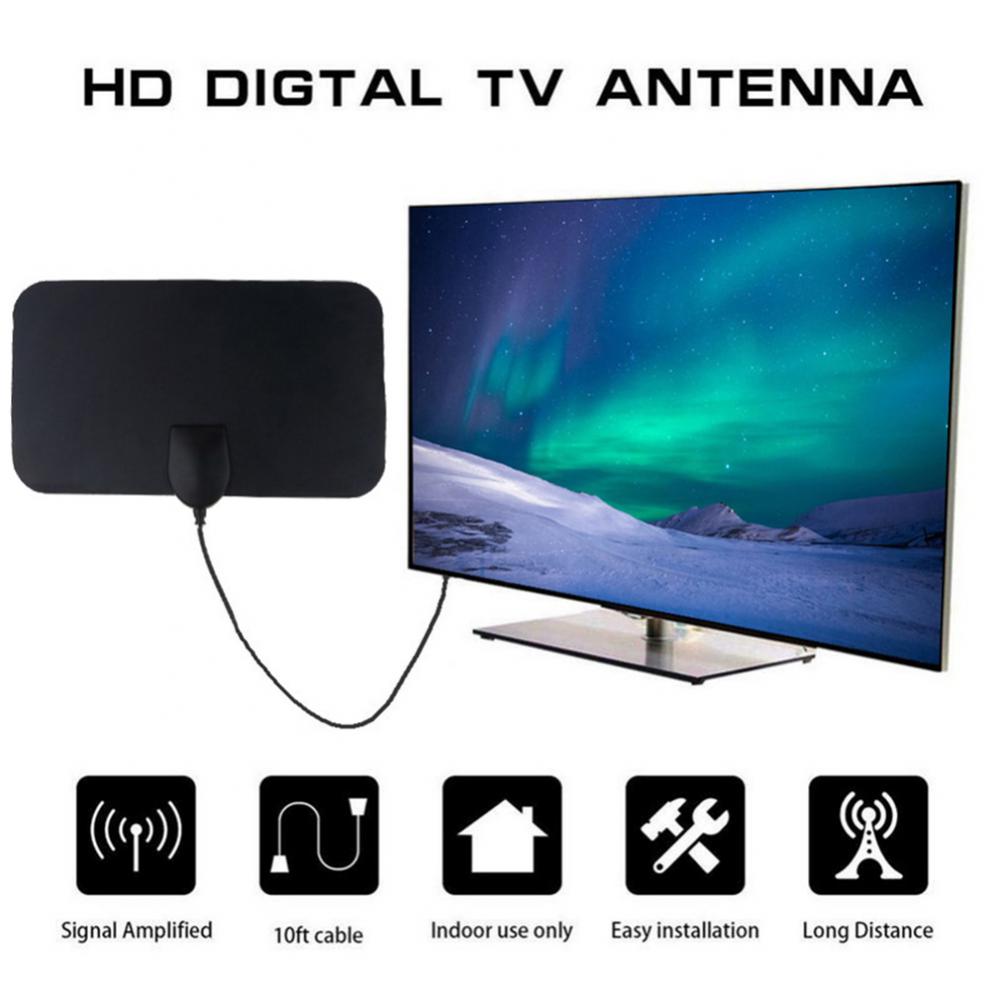 1080p Digital Hd Antena Multi-directional Capability Hdtv Hdtv Antenna F - Head With Tv Adapter Unique 4k 13ft Cable Dvb-t2