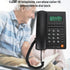 Elderly Big Button Phone Crystal Dialpad Landline Trade Call Desk Display Caller ID Telephone for Home Office Hotel Restaurant