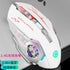 Wired Wireless Gaming Mouse USB Charging Bluetooth Dual Mode Silent Mouse Office Game Light Emitting Mouse