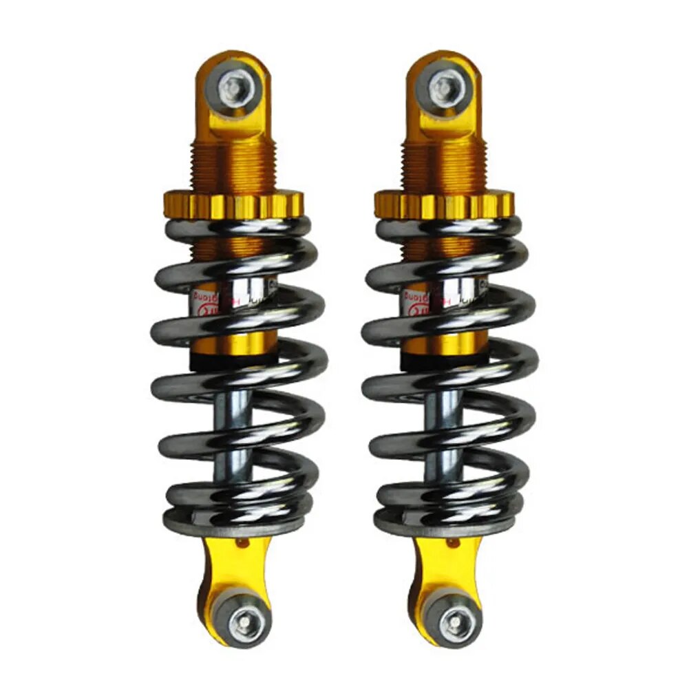 2 Pcs 125mm High Performance Rear Shock Absorbers For Electric Bicycle Scooter,E Bike Spring Rear Shocks Universal