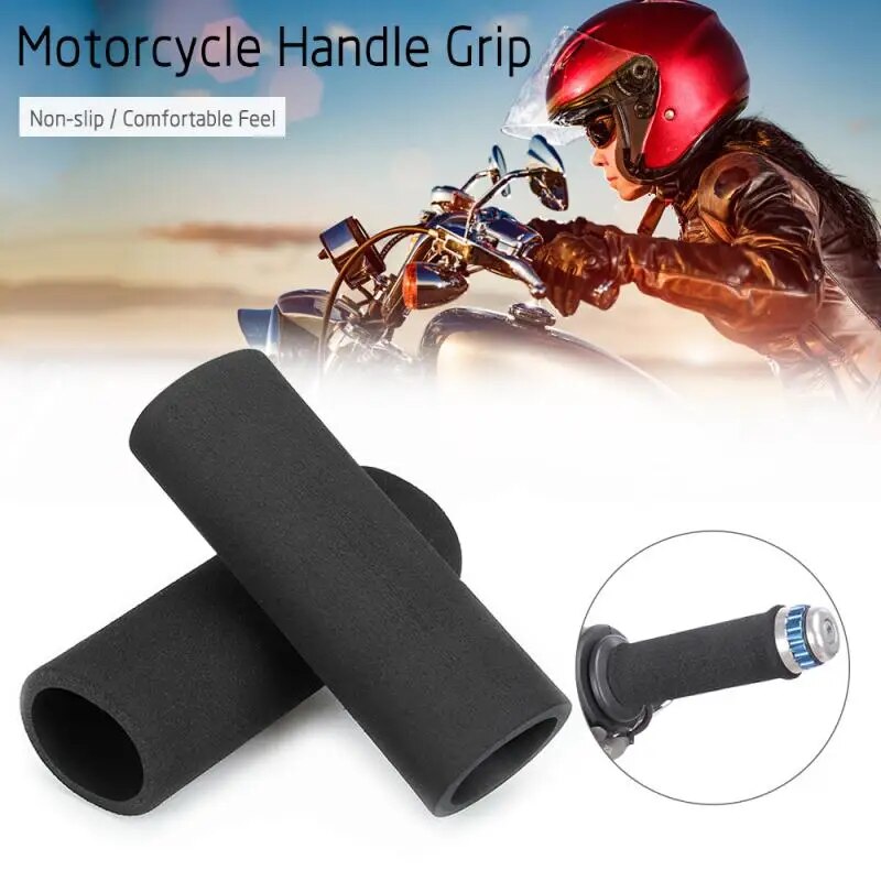2pcs Motorcycle Grip Cover Universal Slip On Anti Vibration Handle Foam Grips Cover For BMW R1250GS R1200GS LC ADV F750GS F850GS