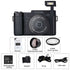 New Professional 24MP Video Camera 4X Zoom Rotatable Screen Full 1080P Anti-shake SLR Camcorder Photo W/ Wide Lens And 32GB Card