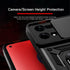 KEYSION Shockproof Case for OPPO Reno 7 4G 7Z 5G 7 Pro Push Pull Camera Protection Ring Phone Back Cover for OPPO F21 Pro 4G 5G