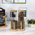 Disposable Cup Storage Holder Rack Shelf Water Tea Cups Wood Dispenser with Longer Stick Mug Display Stand Organizer Supplies