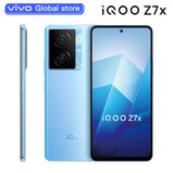 Original VIVO iQOOZ7X Mobile Phone 6.64 Inch LCD Snapdragon695 Octa Core 80W SuperFlash Charge 50M Triple Camera