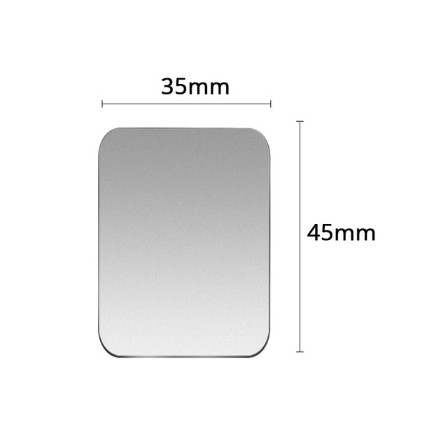 Thin Metal Plate For Magnetic Car Phone Holder Iron Sheet Sticker Disk For Magnet Tablet Desk Cell Phone Car Stand Mount Round