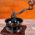 Retro Manual Coffee Grinder Hand Crank Wooden Coffee Bean  Mill Stainless Steel Spice Grinder Handmade Coffee Accessories