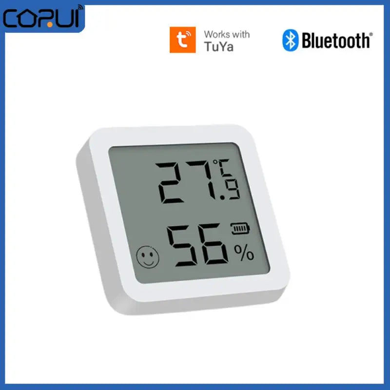 Tuya Bluetooth Smart Temperature And Humidity Sensor Indoor Thermo-Hygrometer Mini Smart Home Temperature & Humidity Detector