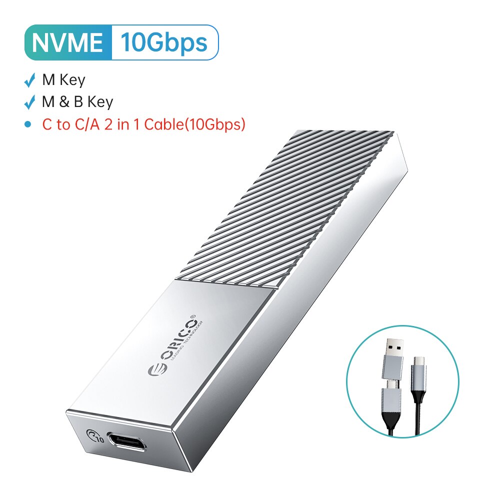 ORICO USB4 NVMe SSD Enclosure 40Gbps PCIe3.0x4 Aluminum M.2 SSD Case Compatible with Thunderbolt 3 4 USB3.2 USB 3.1 3.0 Type-C