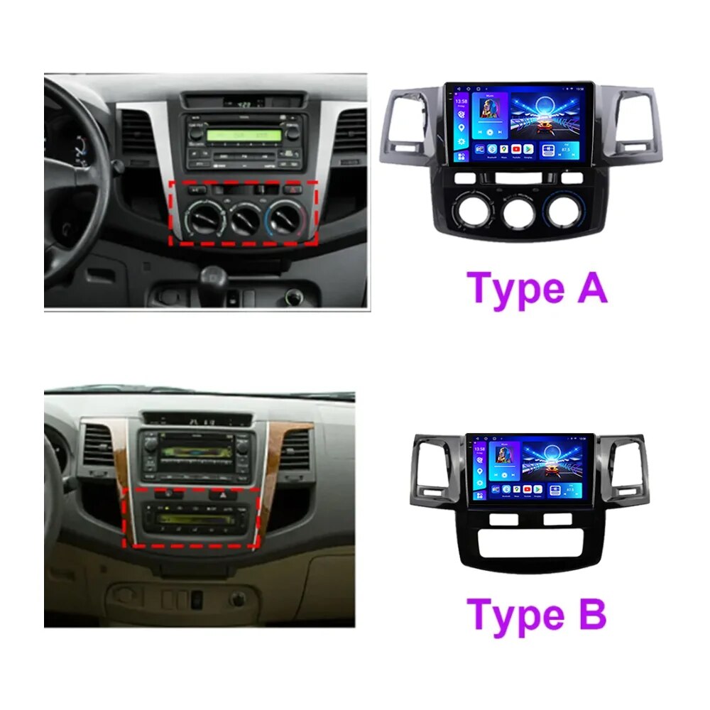 NAVISTART 2K 2000*1200 Car Radio Multimedia Navi For Toyota Fortuner HILUX Revo Vigo 2007-2015 Android Carplay Andrios Auto GPS