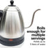 220V 1L Stainless Steel Electric Kettle Auto Shut-Off Electric Espresso Pots Fast Boil Coffee Pot Teapot Coffeeware Teaware