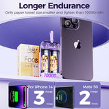Joyroom Mini 22.5W Power Bank Fast Charging Powerbank With Type-C For iPhone Cable 10000mAh PD QC3.0 Charger For Samsung Xiaomi