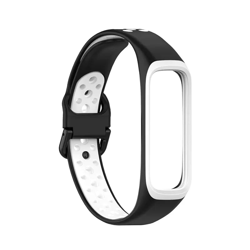 For Samsung Galaxy fit 2 Strap Smart Bracelet Sport Silicone Band Breathable Watchband Galaxy fit2 SM-R220 Replacement Wristband
