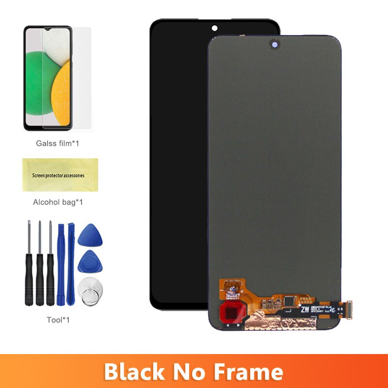 6.43" AMOLED Screen Replacement for Xiaomi Redmi Note 11 2201117TG Lcd Display Digital Touch Screen with Frame for Redmi Note 11