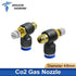 Co2 Laser Gas Nozzle Air Nozzle Diameter 4mm 6mm 2 pcs Use For Co2 Laser Head For Co2 Laser Engraving Cutting Machine