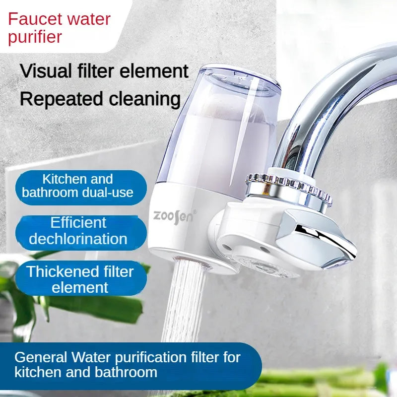 Kitchen Bathroom Drinking Faucet Water Purifier 7 Layer Filter Visible Tap Activated Carbon Bidet Aquarium Fish Tank Filtration