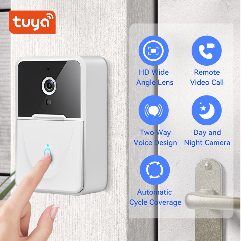 1080P Tuya Smart Doorbell Wireless Camera Home System Security With Doorbell Camera for Home Apartment