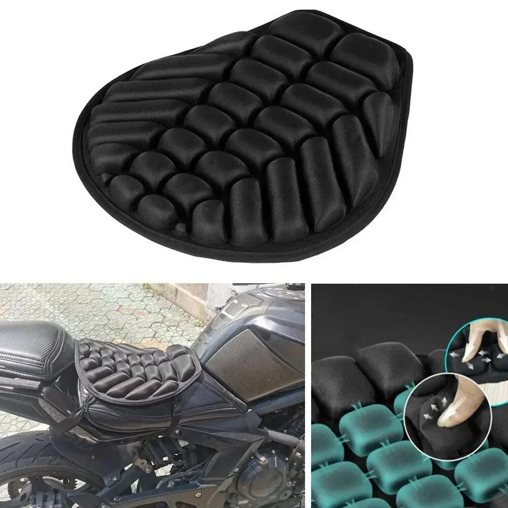 New Motorcycle Seat Cover Air Pad Motorcycle Air Seat Cushion Cover Pressure Relief Protector Universal Motorcycle Seats