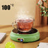 220V Cup Heater Mug Warmer 100°C Hot Tea Makers Electric Hot Plate Warmer Coaster 15 Gear Heating Pad For Coffee Milk Tea 200W