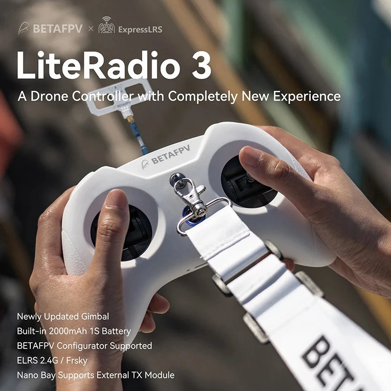 BETAFPV LiteRadio 2/3 SE Radio Transmitter ExpressLRS Racing Drone Remote Control 8 Channel 2.4G Parts For BETAFPV Cetus PRO FPV