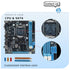 H81 Computer Motherboard 16GB I/O Interface Micro-ATX LGA1150 PC Main Board VGA+HDMI-Compatible+RJ45 Port Support SATA 3.0 2.0