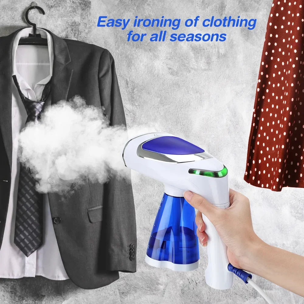 Handheld Garment Steamer for Clothes 1600W Powerful Electric Steam Iron Foldable Portable Traveling Clothes Steamer Home