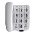 Fixed Landline Phone Big Button Amplified Home Phone with  Ringer Desk Telephone for Elderly and Low  Users