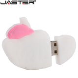 JASTER Skull USB Flash Drives 64GB Skeleton Memory Stick 32GB Red Heart Pen Drive 16GB Lung U Disk Creative Gift Brain Pendrive