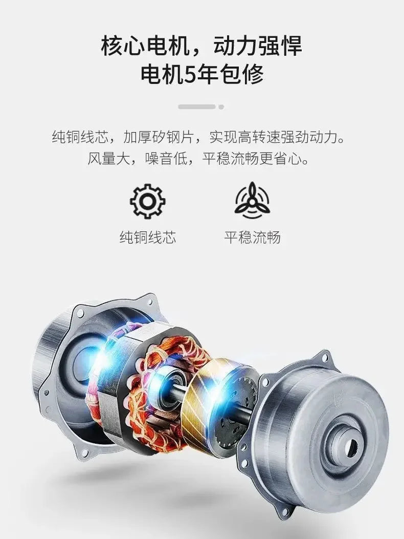 Emmett ventilator powerful mute exhaust fan exhaust fan kitchen living room bathroom bedroom home Exhaust Fan Cooling Appliances