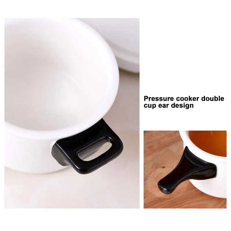 Creative Pressure Cooker Ceramic Mugs Coffee Mugs 390ml Mugs Creative Mugs for Friends Pressure Cooker Shape Mugs with Lids