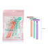 4 PCS Razor Shaver Stainless Steel Blades Ladies Razor Trimmer Reusable for Armpit Hair and Leg Hair