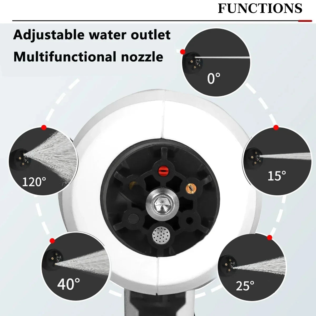 Cordless High Pressure Car Washer Water Spray Gun Portable High Pressure Cleaner Machine Pump Washer 775 Motor For Makita