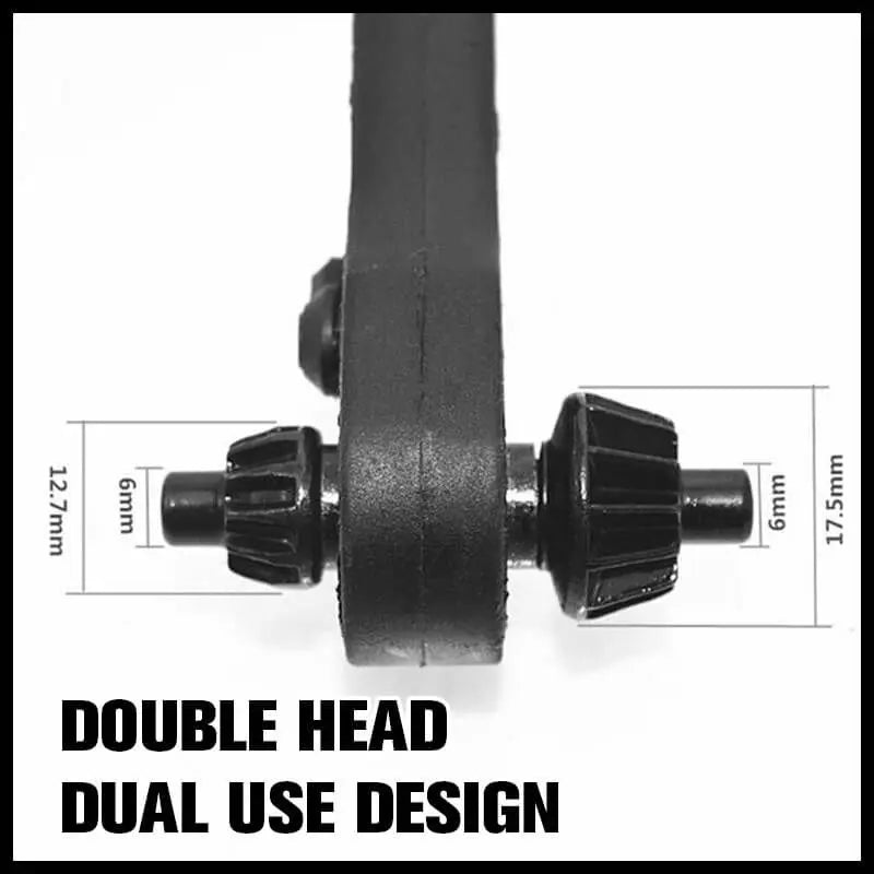 2-in-1 Drill Chuck Key Ratchet Spanner Universal Wrench Hand Drill Chuck Key Drill Electric Ratchet Wrench Spanner Hand Tool