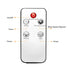 Small Portable Ceramic Space Heater Electric Heater Fan Thermostat Control Fireplace Heater with Realistic Flames 900W