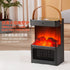 New Simulation Flame Heating Household Bathroom Heater Bedroom Electric Fireplace Hot Air Fan