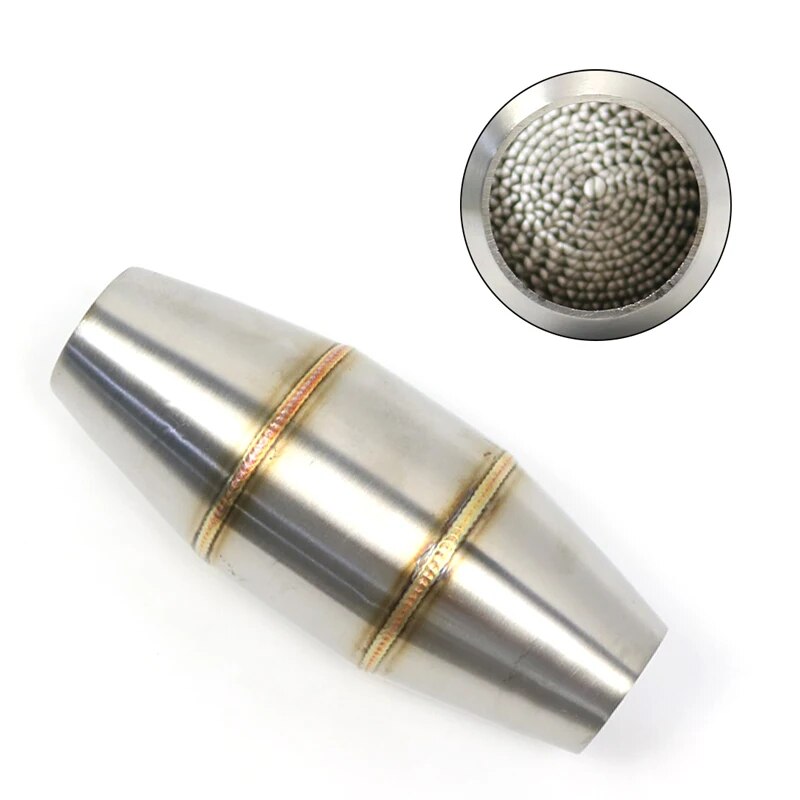 35mm Middle Link Pipe Adapter Noise Sound Eliminator Motorcycle Modified Exhaust Pipe System Catalyst Expansion Chamber Inlet