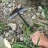 All-Steel Hardened Hollow Hoe Gardening Loosening Soil Tool Hand Weeding Removal Tool Puller for Planting Garden Edger Weeder 7