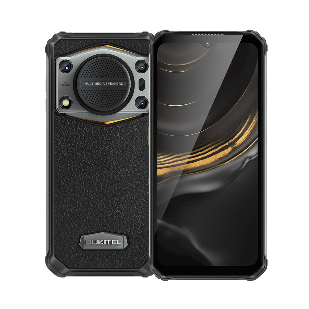 Oukitel WP22 Rugged Smartphone 8GB+256GB Android 13 Mobile Phones  6.58" FHD+ 10000mAh 48MP Helio P90 Cell Phone