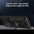 For Oppo Reno 8 5G Case Magnetic Card Slot Ring Stand Holder Cases For Oppo Reno 8 Pro + Plus Reno8 Shockproof Armor Back Cover
