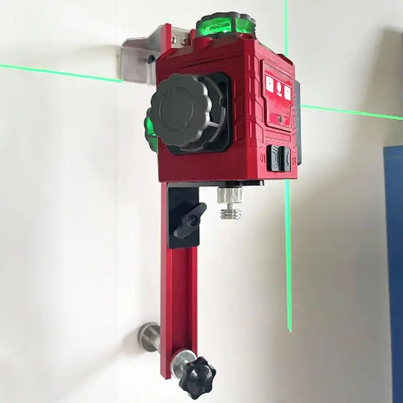 300/400mm Laser Level Wall Mount Bracket Ceilin Mount Line Laser Adapter Positioning Holder Adjustab Lifting and Lowering Rocker