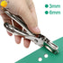 Single Hole Puncher Metal 3mm/6mm Pore Diameter Punch Pliers Hand Paper Scrapbooking Punches