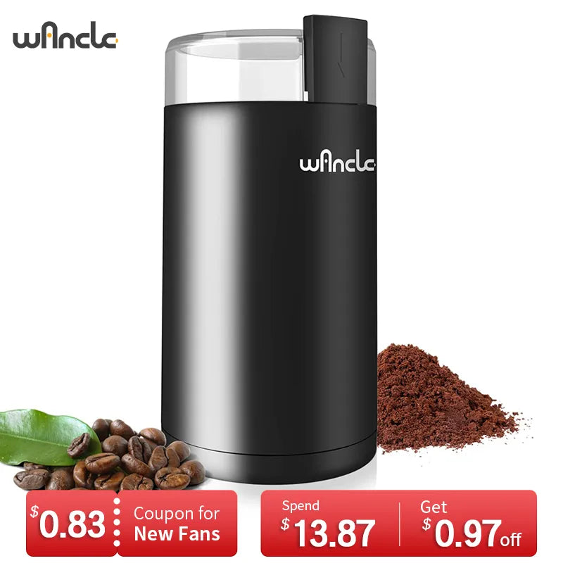 200w High-Power Coffee Grinder Household Multifunctional Coffee Bean Grinder Machine Home Appliance Kitchen Tools 220V/120V