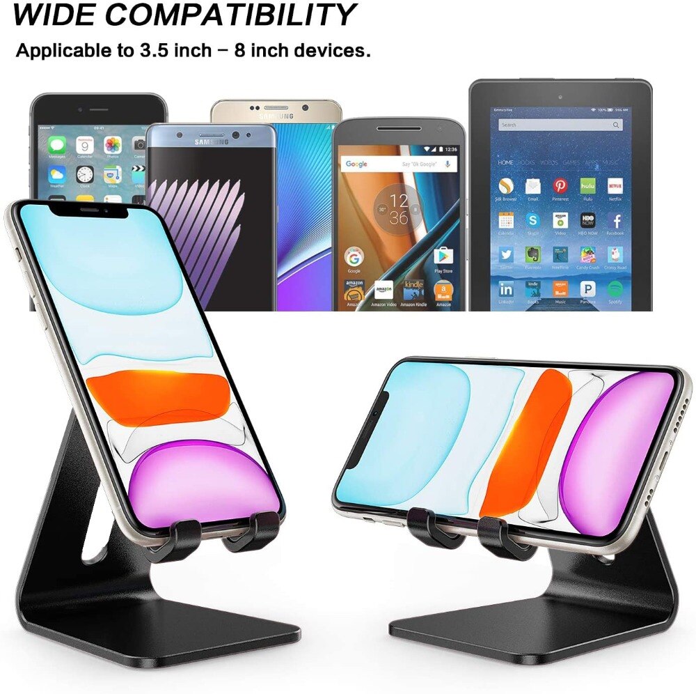 New Desk Mobile Phone Holder Stand For iPhone iPad Xiaomi Adjustable Desktop Tablet Holder Universal Table Cell Phone Stand