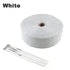 5cm*15m Exhaust Pipe Insulation Thermal Heat Wrap Roll Insulation Cotton Banana Cloth Motorcycle Fiberglass Heat Shield Tape