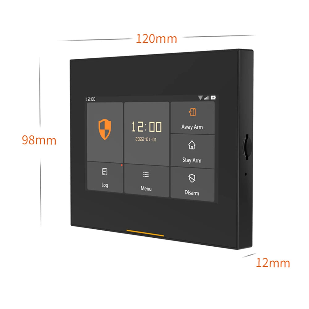 TAIBOAN Wireless WiFi GSM H501 Alarm System Kits Tuya Smart App Control Touch Screen Panel Work With 433MHz Accessories