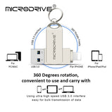 OTG Usb 3.0 Flash Drive for iPhone with 2 in 1 USB-A to iphone interface usb3.0 pendrive for Iphone7/8/9/11/12/13 / Ipad