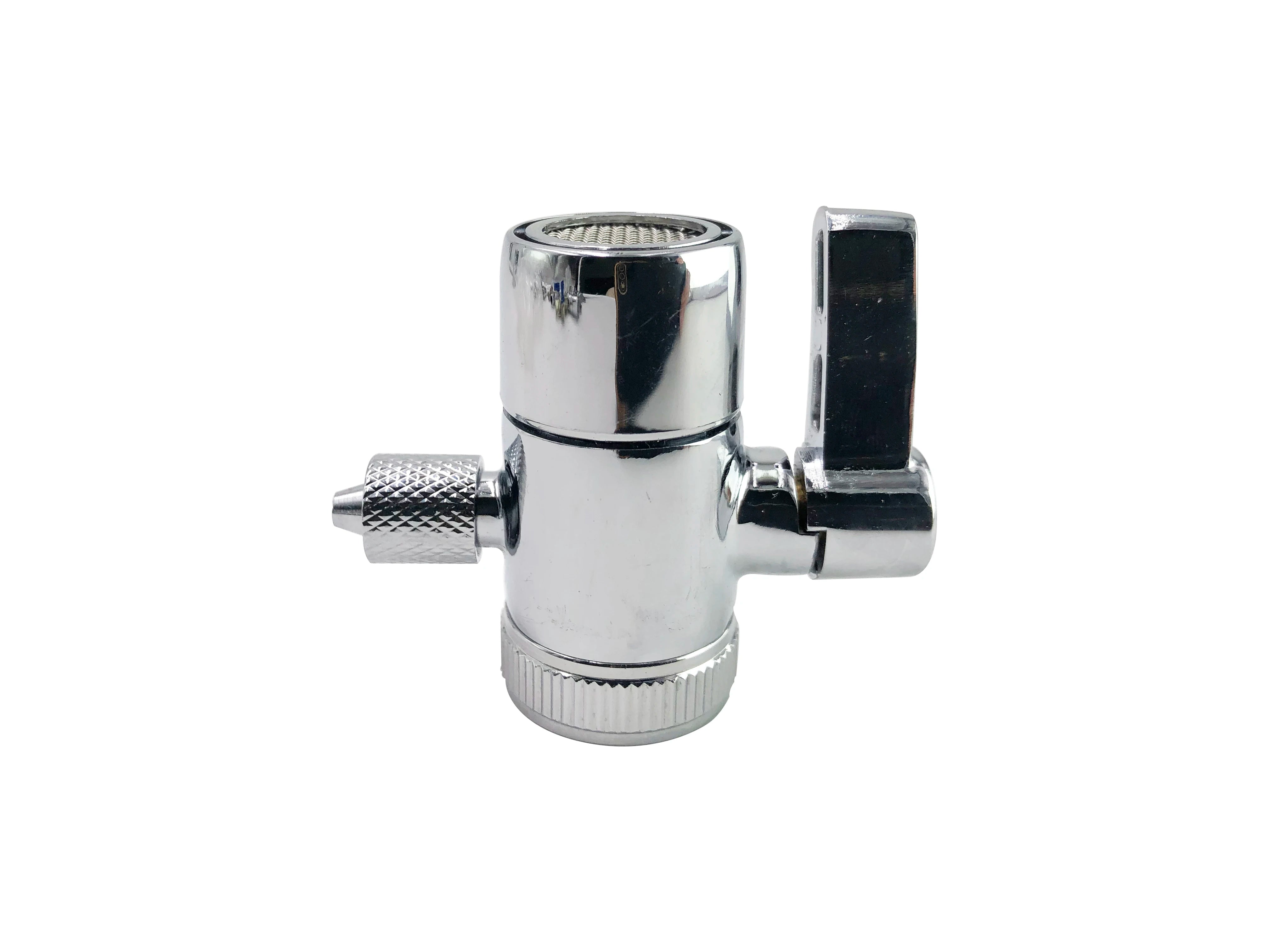 Brass Faucet 1/4“ 3/8”Adapter Diverter Valve Counter Top Water Filter 3/8 Inch Tube Connector For Ro water Purifier System