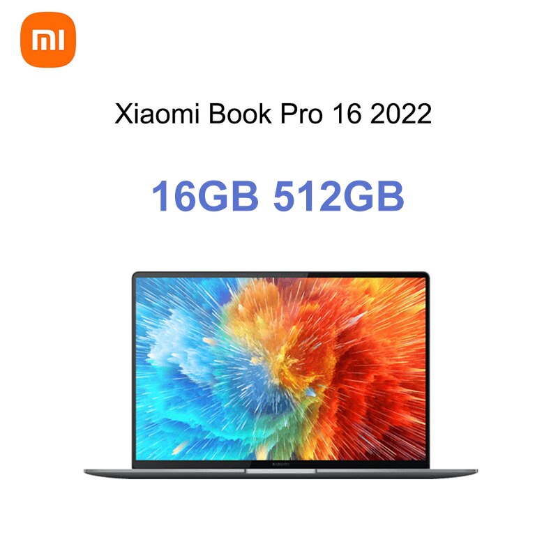 2022 Xiaomi Book Pro 16 TouchScreen Laptop 16 Inch 4K OLED Notebook i7-1260P 16GB 512GB Nvidia RTX2050 4GB GDDR6 Laptop Computer